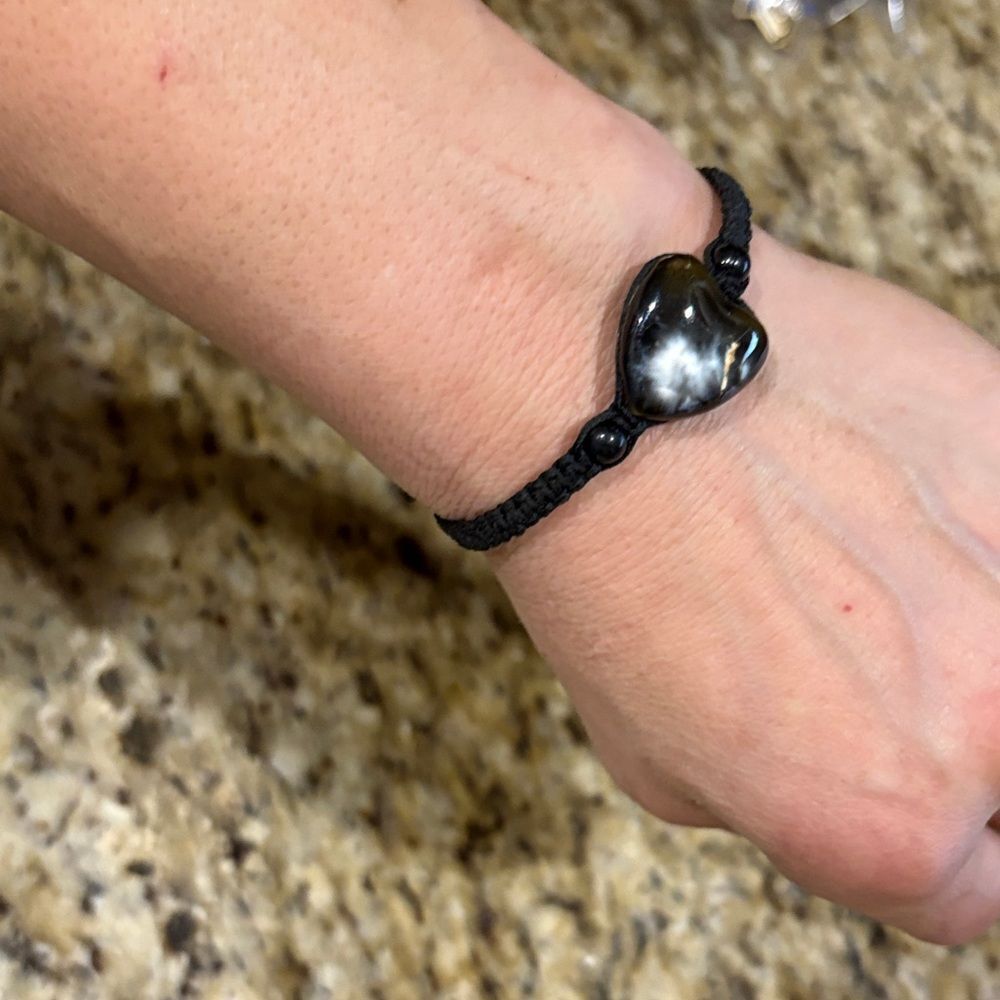 Black Heart Bracelet